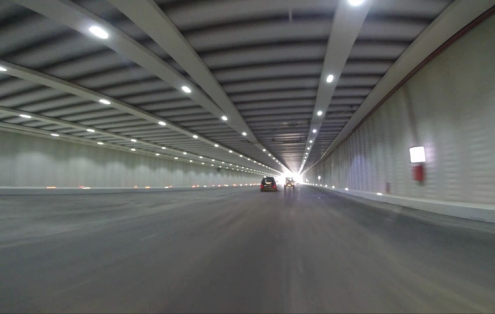 Bakıda yeni tunel tipli yol ötürücüsü istifadəyə verildi