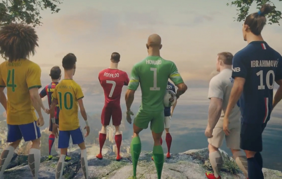 Nike şirkəti “Hər şeydə risk et” seriyasından ən yaxşı futbolçular haqqında cizgi film çəkib