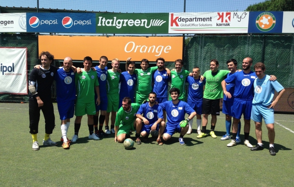 Romada 2015-ci ildə Azərbaycanda keçiriləcək ilk Avropa Oyunlarına həsr olunmuş futbol yarışı keçirilib