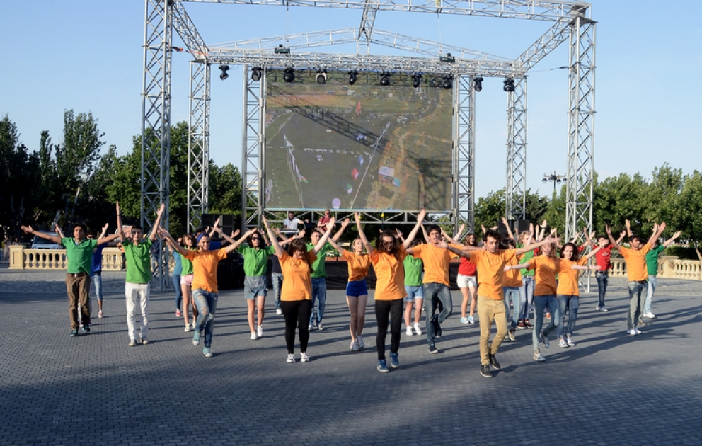 Dənizkənarı Milli Parkda gənclərin Olimpiya və sağlamlıq festivalı keçirilib