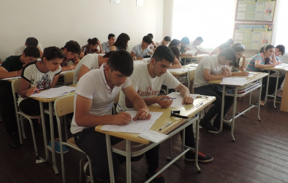 Şimal bölgəsinin abituriyentlərinin qəbul imtahanı Xaçmazda keçirilib