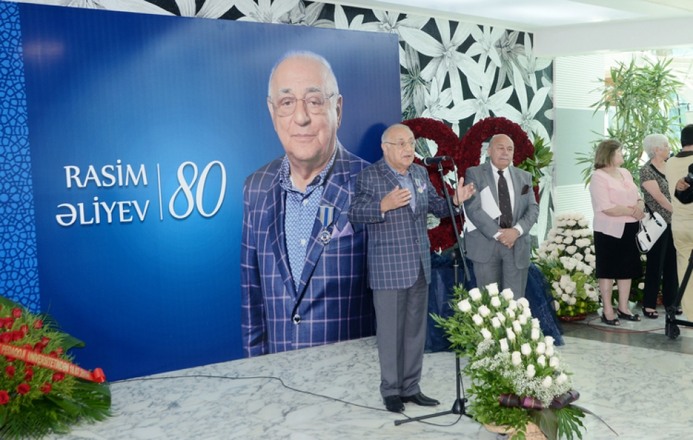 Azərbaycanın əməkdar memarı Rasim Əliyevin 80 illik yubileyi qeyd edildi