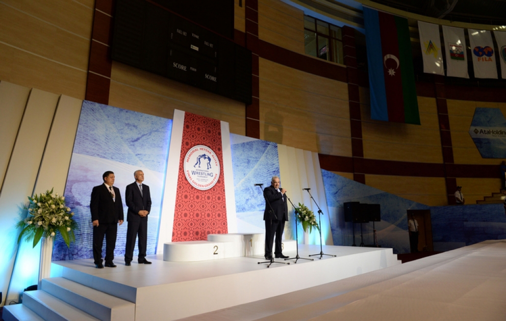 Güləş üzrə “Qızıl Qran-pri” beynəlxalq turnirinin final mərhələsinin açılış mərasimi olub