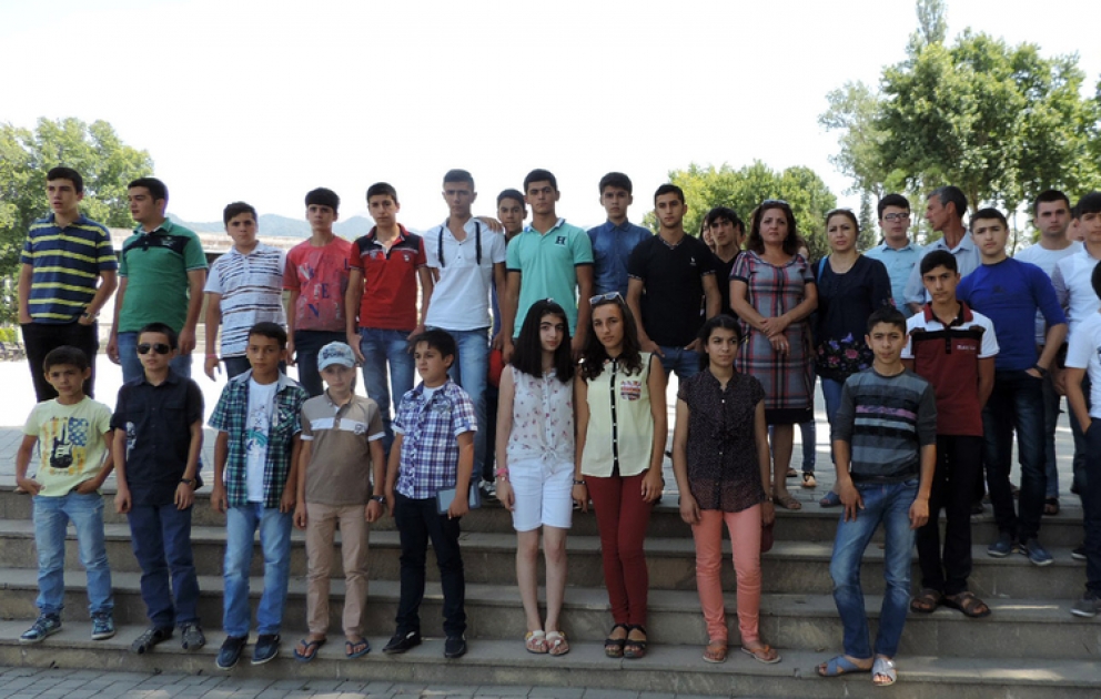 Quba məktəbliləri İsmayıllıda olublar