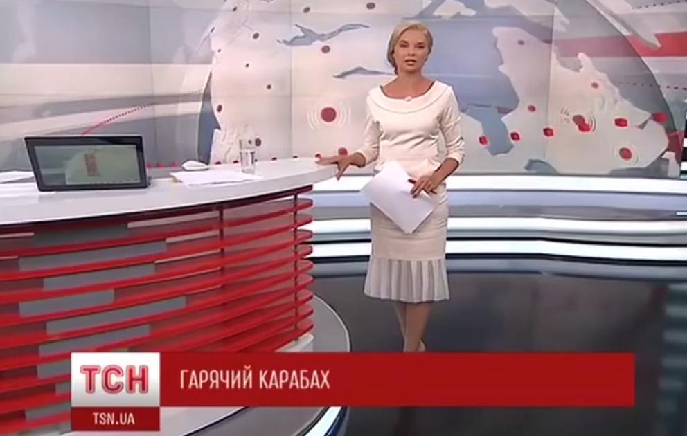 Ukrayna televiziyası Qarabağdakı döyüşlərdən danışdı