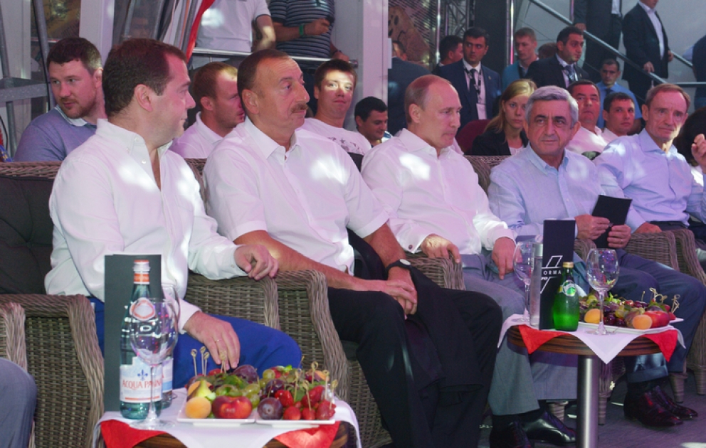 Les présidents azerbaïdjanais, russe et arménien ont honoré par leur présence le tournoi international du sambo-combat Plotforma S-70 à Sotchi