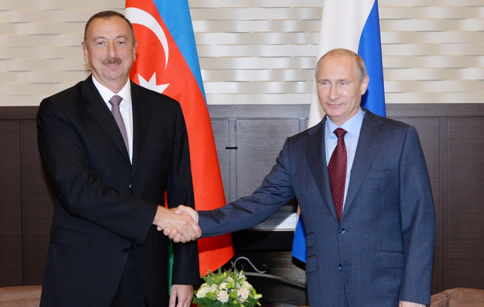 President Ilham Aliyev met with Russian President Vladimir Putin in Sochi