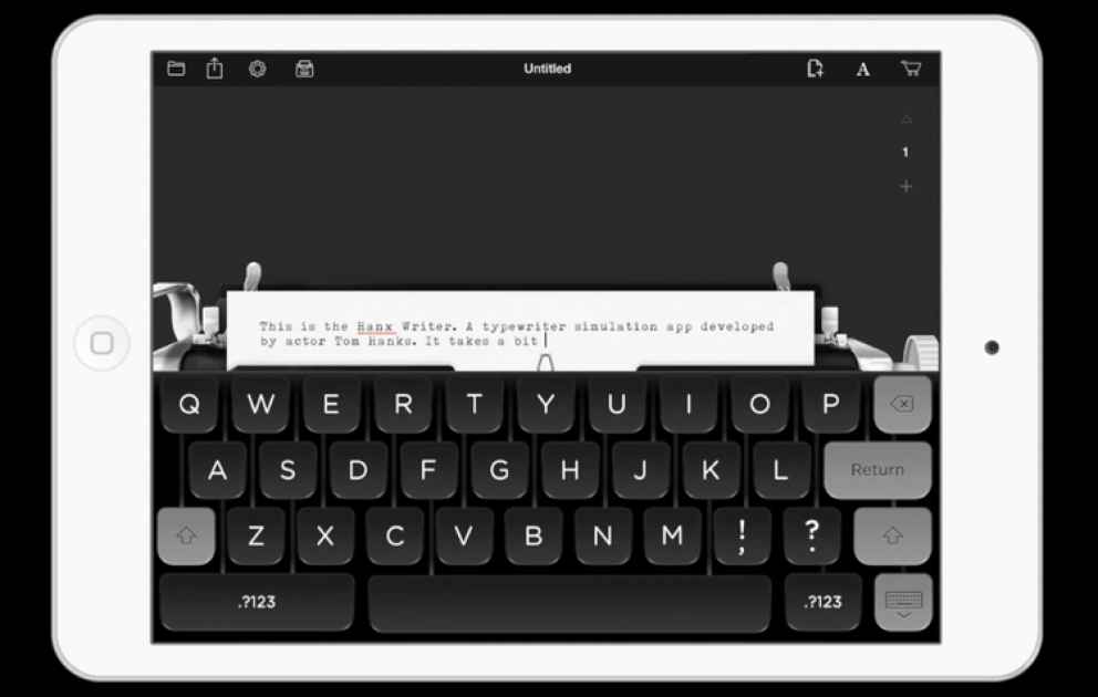 iPad üçün "Hanx Writer" adlı proqram əlavəsi buraxılır
