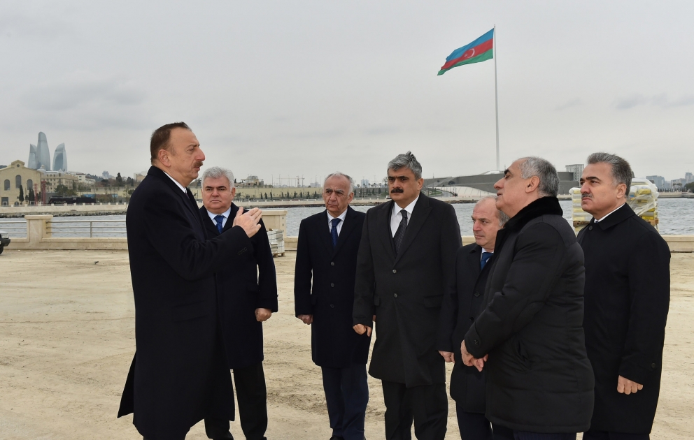 Prezident İlham Əliyev birinci Avropa Oyunlarına hazırlıq işlərinin gedişi ilə tanış olub
