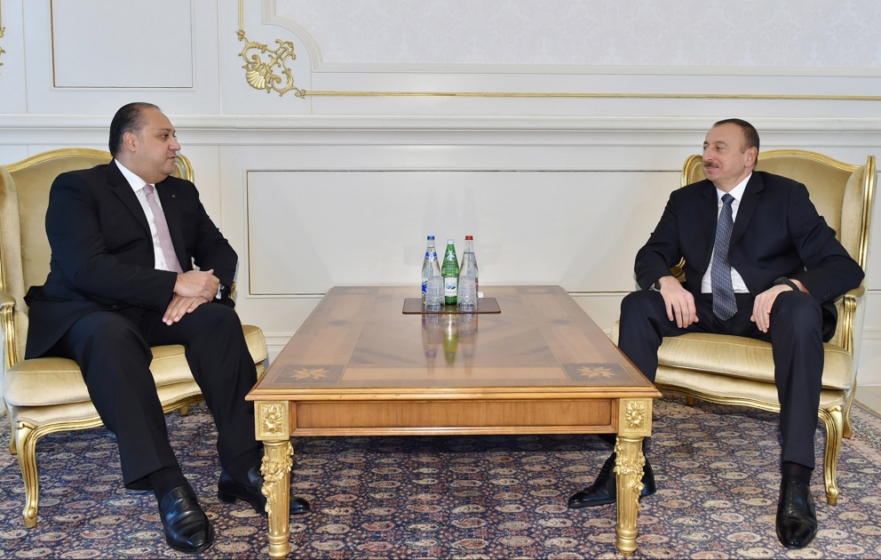 Prezident İlham Əliyev İordaniyanın Azərbaycanda yeni təyin olunmuş səfirini qəbul edib