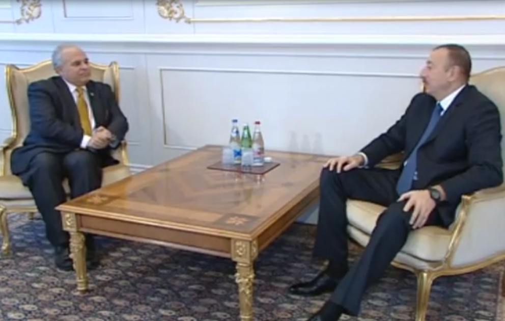 Prezident İlham Əliyev Qvatemalanın Azərbaycanda yeni təyin olunmuş səfirinin etimadnaməsini qəbul edib