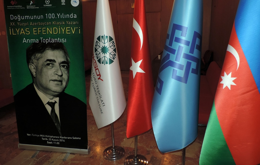 Böyük ədib İlyas Əfəndiyevin anadan olmasının 100 illiyi Ankarada qeyd edilib