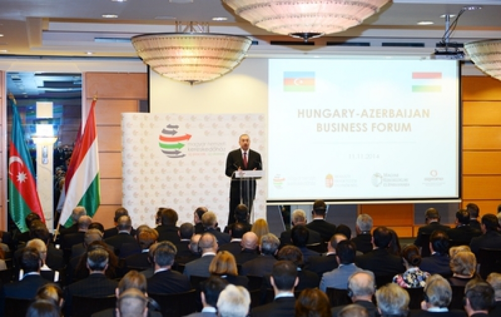 Budapeştdə Azərbaycan-Macarıstan biznes forumu keçirilib