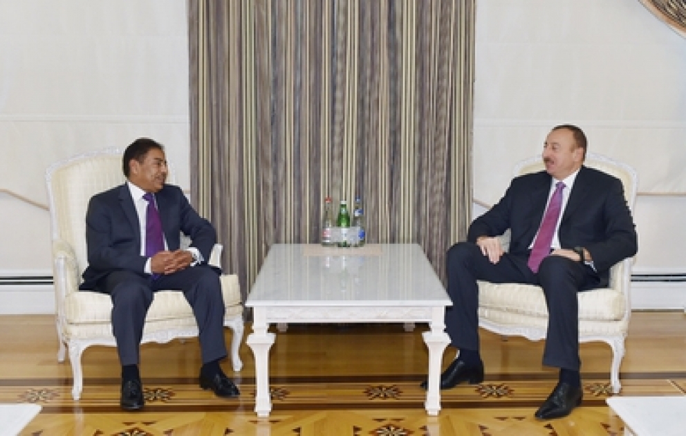 Prezident İlham Əliyev Qətərin Azərbaycandakı səfirini qəbul edib