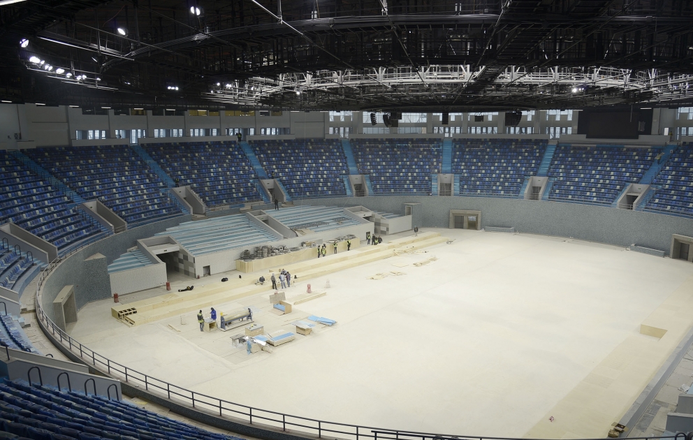 Heydər Əliyev adına İdman Arenası Avropa standartlarına uyğun yenidən qurulur