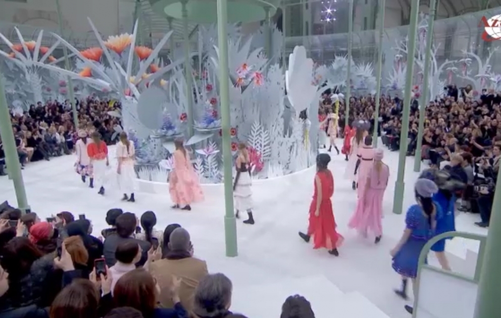 La maison Chanel a présenté la collection printemps/été 2015