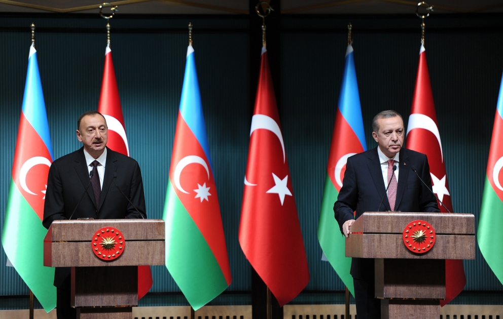 Azərbaycan və Türkiyə prezidentləri mətbuata bəyanatla çıxış ediblər