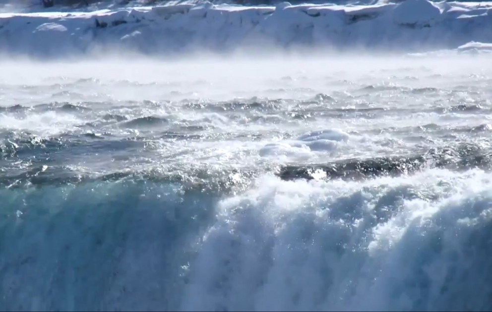 Stunning views of frozen Niagara