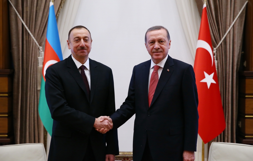 Azərbaycan Prezidenti İlham Əliyevin və Türkiyə Prezidenti Rəcəb Tayyib Ərdoğanın təkbətək görüşü