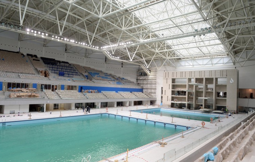 Palais des sports aquatiques pour les Jeux Européens