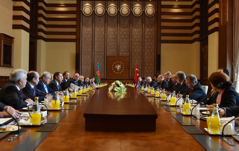 Türkiyə-Azərbaycan Yüksək Səviyyəli Strateji Əməkdaşlıq Şurasının dördüncü iclası keçirilib