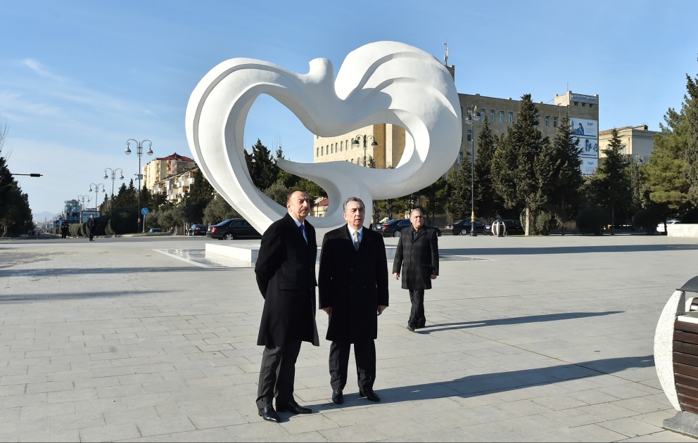 Nəsimi adına şəhər mədəniyyət və istirahət parkında aparılan yenidənqurma işləri ilə tanışlıq