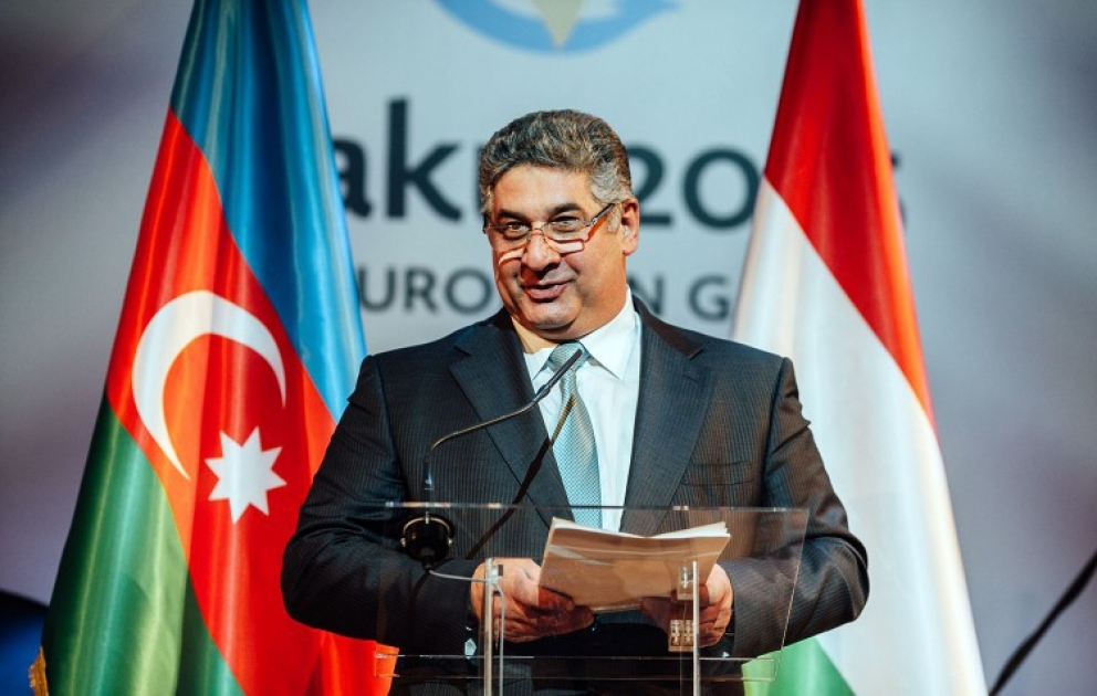 Heydər Əliyev Fondunun təşkilatçılığı ilə Macarıstanda “Bakı-2015” birinci Avropa Oyunlarının təqdimatı keçirilib