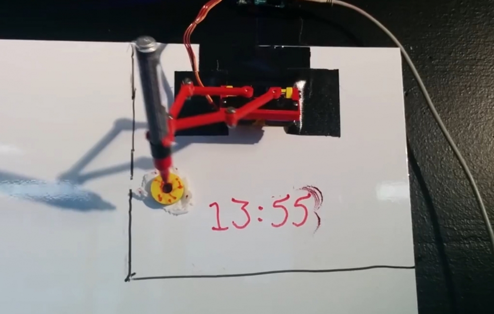 Robot clock