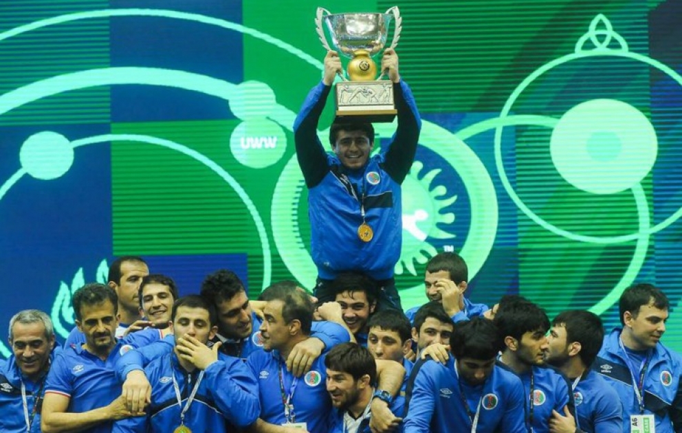 L’équipe nationale de l’Azerbaïdjan a remporté la Coupe du Monde de la lutte gréco – romaine