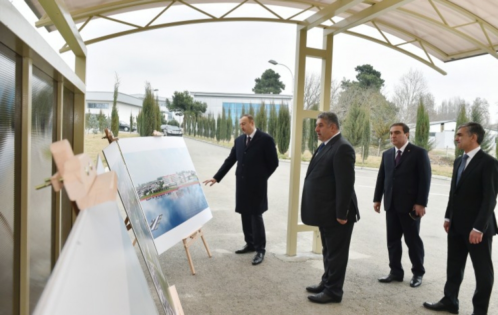 President Ilham Aliyev visited Kur Olympic Training and Sports Center in Mingachevir
