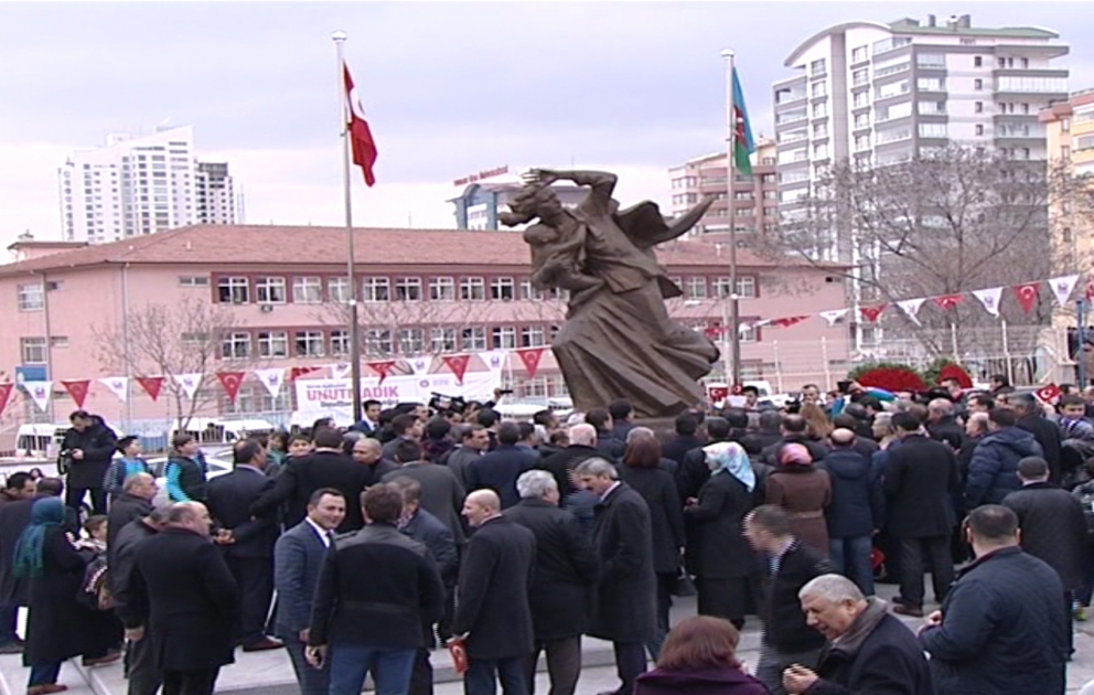 Xocalı soyqırımının 23-cü ildönümü ilə əlaqədar Ankarada tədbirlər keçirilib