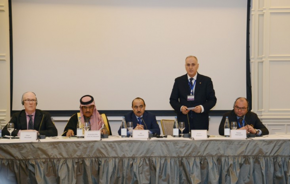 Participants of NACO meeting and AZERTAC`s jubilee celebration meet Azerbaijani President`s Assistant for Public and Political Affairs