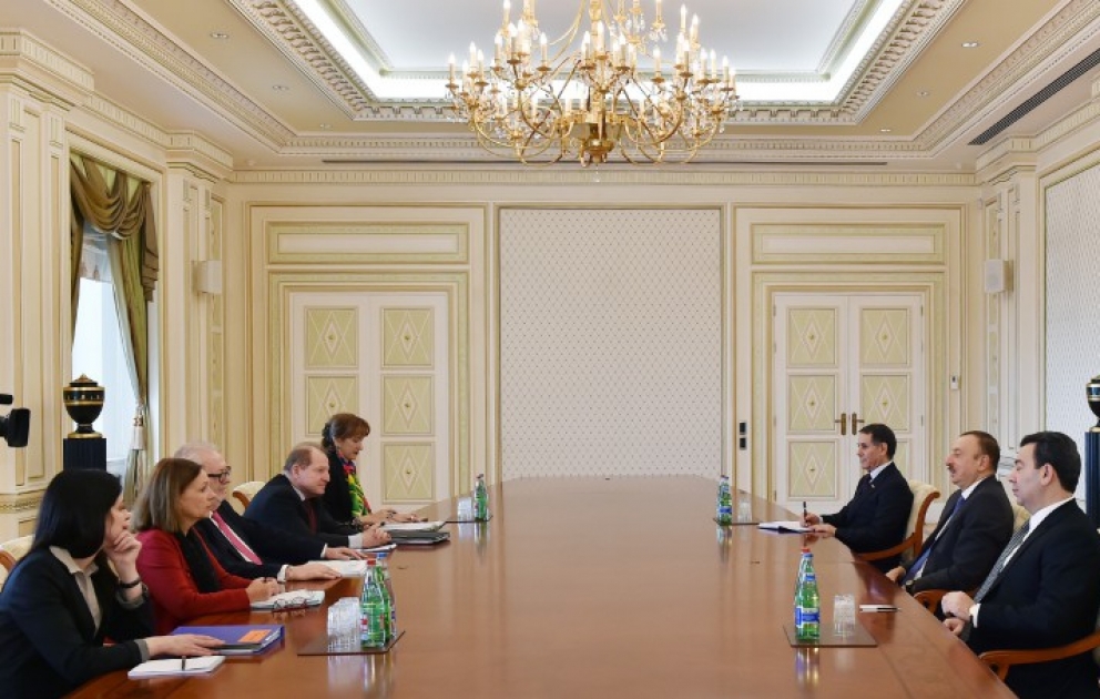 President Ilham Aliyev received a delegation led by the co-rapporteur of the PACE Monitoring Committee
