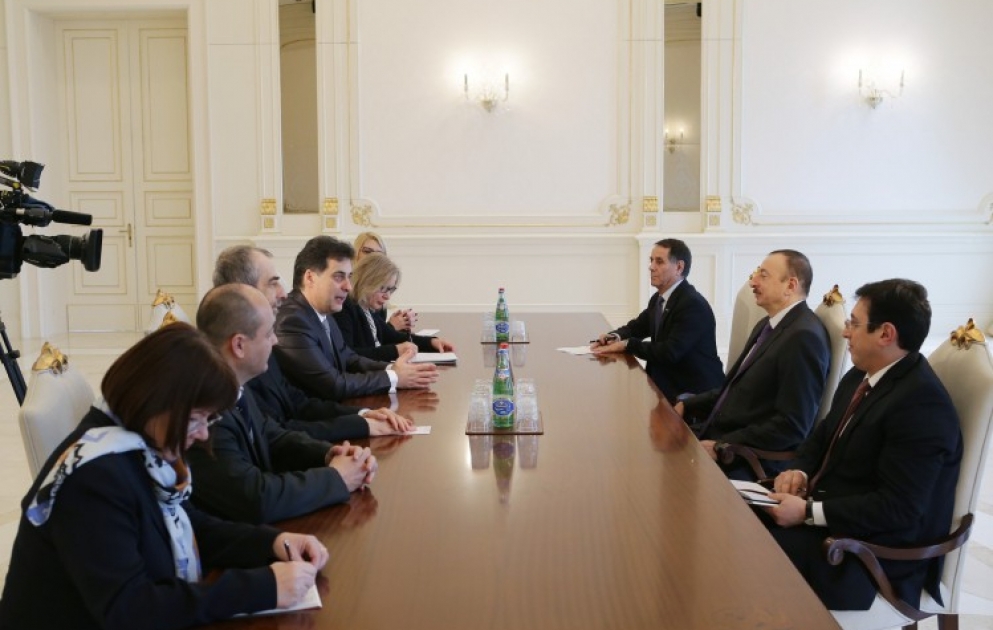 Le président Ilham Aliyev a reçu la délégation conduite par le président du Conseil national slovène