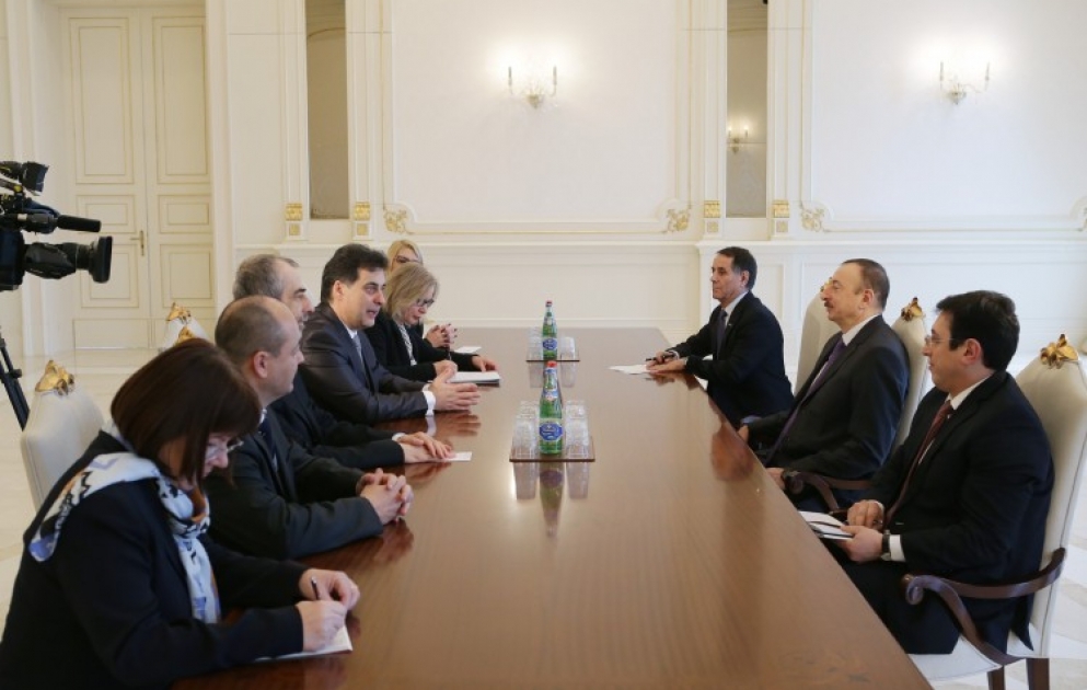 President Ilham Aliyev received a delegation led by the President of the National Council of Slovenia