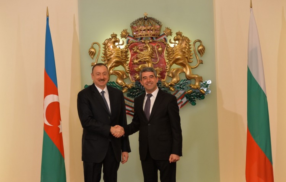 President Ilham Aliyev and President of Bulgaria Rosen Plevneliev held a one-on-one meeting