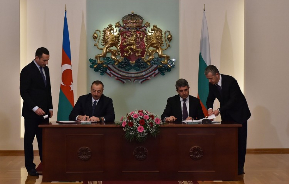 Azərbaycan ilə Bolqarıstan arasında strateji tərəfdaşlıq haqqında Birgə Bəyannamə imzalanıb