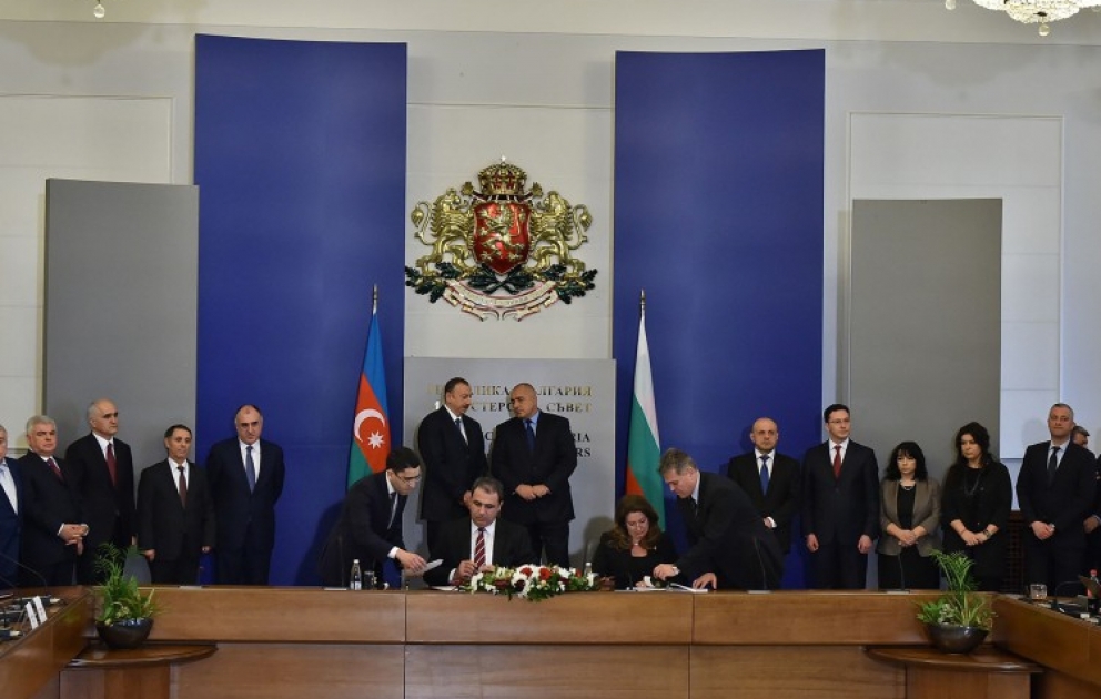 Signature des documents entre l’Azerbaïdjan et la Bulgarie