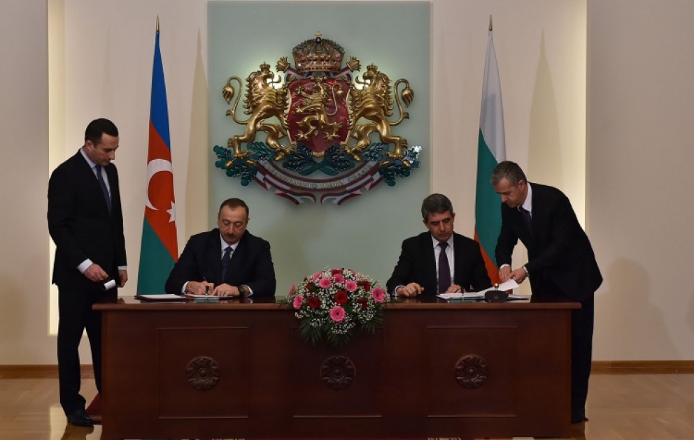 Zwischen Aserbaidschan und Bulgarien eine gemeinsame Erklärung über die strategische Partnerschaft unterzeichnet