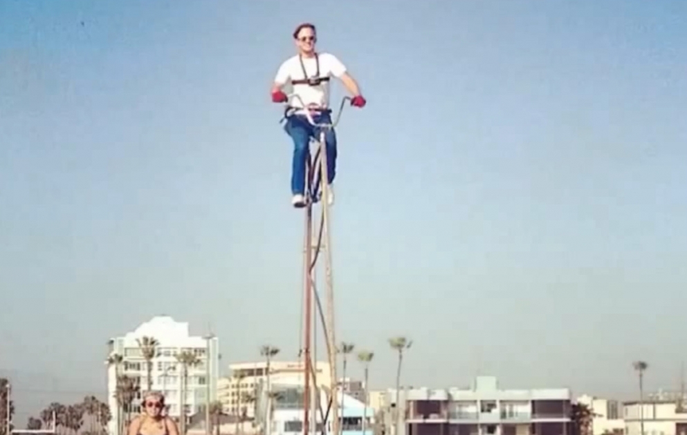 The world`s tallest bicycle