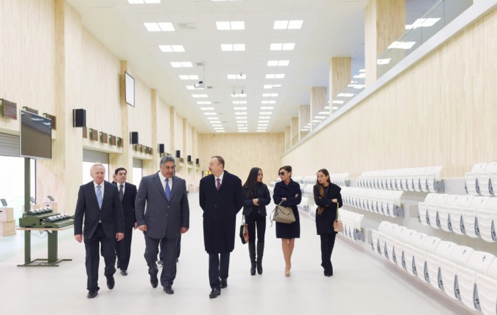 Azərbaycan Prezidenti İlham Əliyev Bakı Atıcılıq Mərkəzinin açılışında iştirak edib