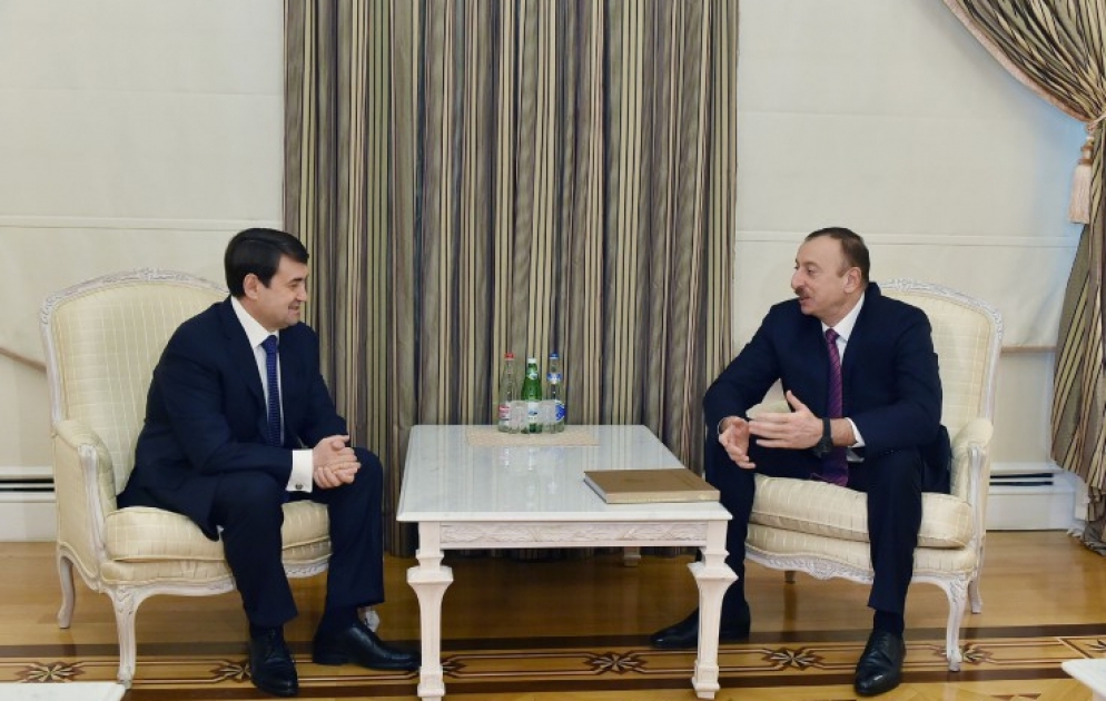 President Ilham Aliyev received aide to the Russian President, vice-president of the Olympic Committee Igor Levitin