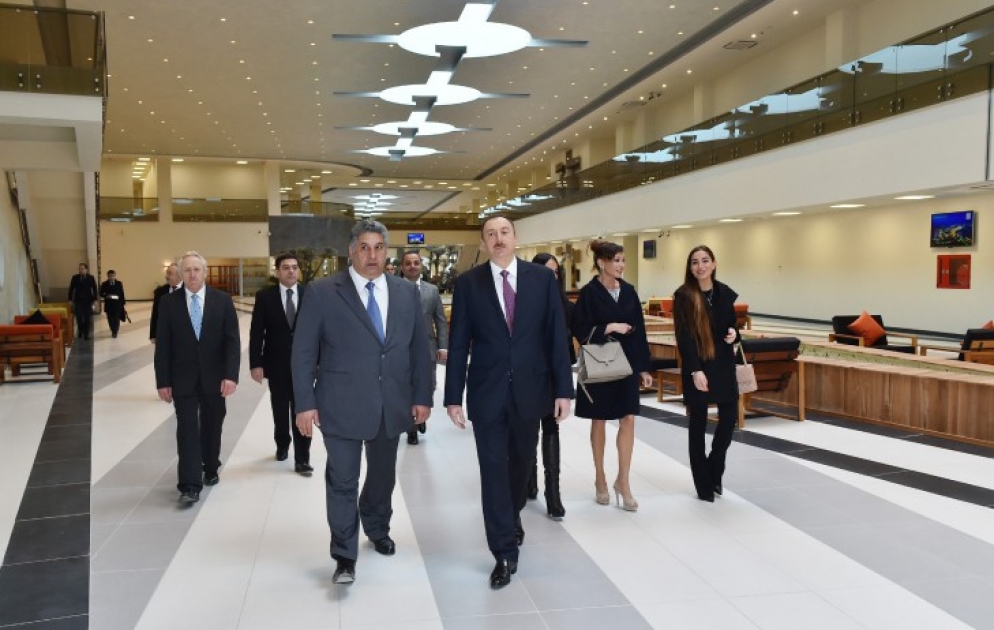 President Ilham Aliyev attended the opening of the Baku Shooting Center