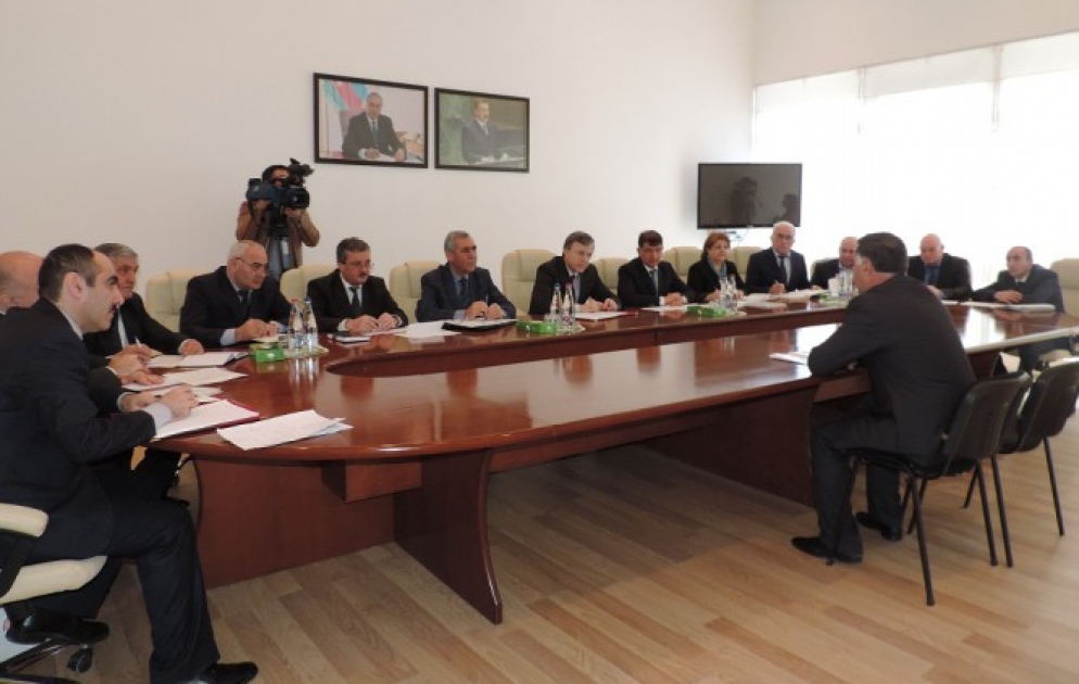 Ekologiya və təbii sərvətlər naziri Şabranda vətəndaşları qəbul edib