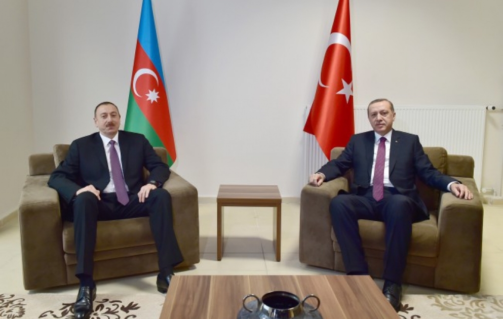 Azərbaycan Prezidenti İlham Əliyevin və Türkiyə Prezidenti Rəcəb Tayyib Ərdoğanın görüşü
