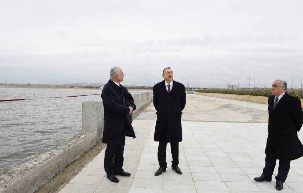 President Ilham Aliyev reviewed the environmental project around Lake Boyukshor and adjacent areas