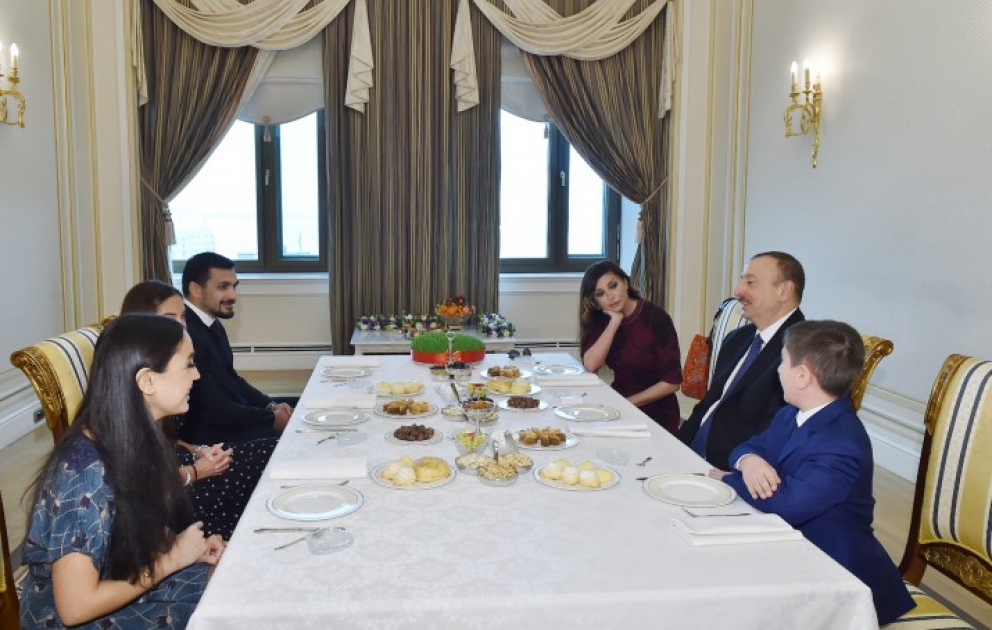 President Ilham Aliyev met with 11-year-old Ganja citizen Umid Habibov