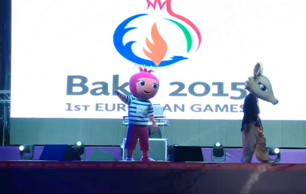 Baku 2015 celebrates Novruz with a spectacular 3D projection show