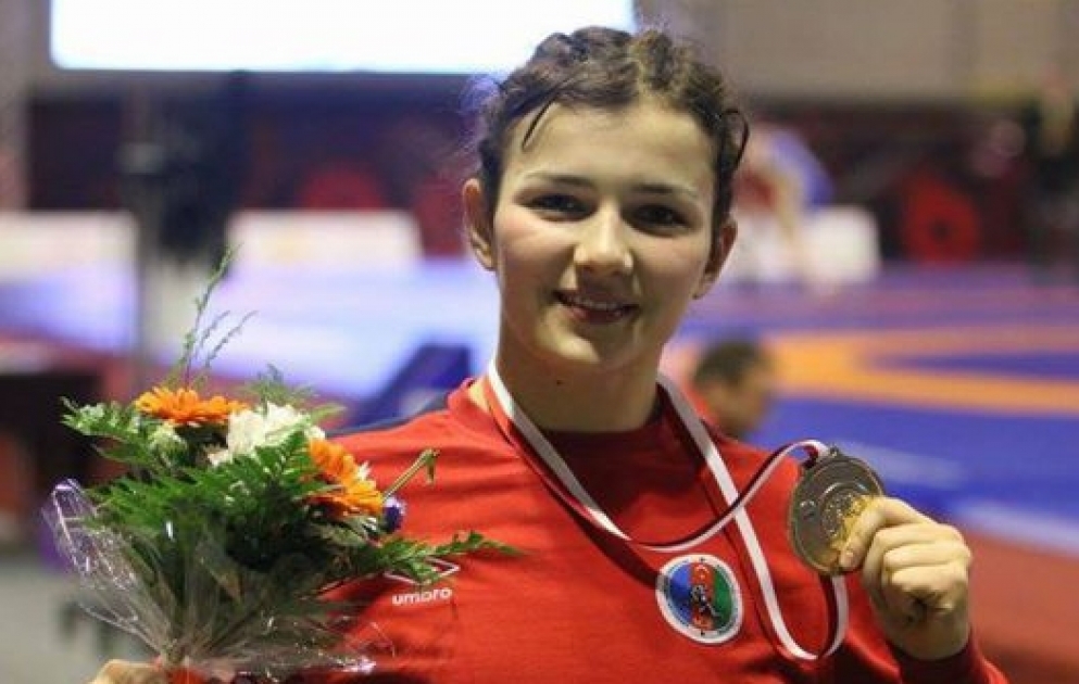 Азербайджанская спортсменка стала чемпионкой Европы по борьбе