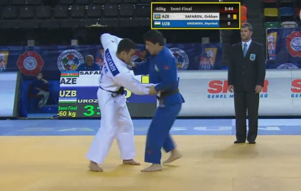 Türkiyədə cüdoçumuz Orxan Səfərov gümüş medal qazanıb